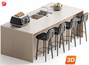 Kitchen island Skp Files